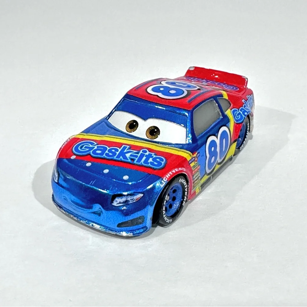 Disney Cars Metallic Rex Revler #80 Gask-its Scavenger Hunt Die-cast